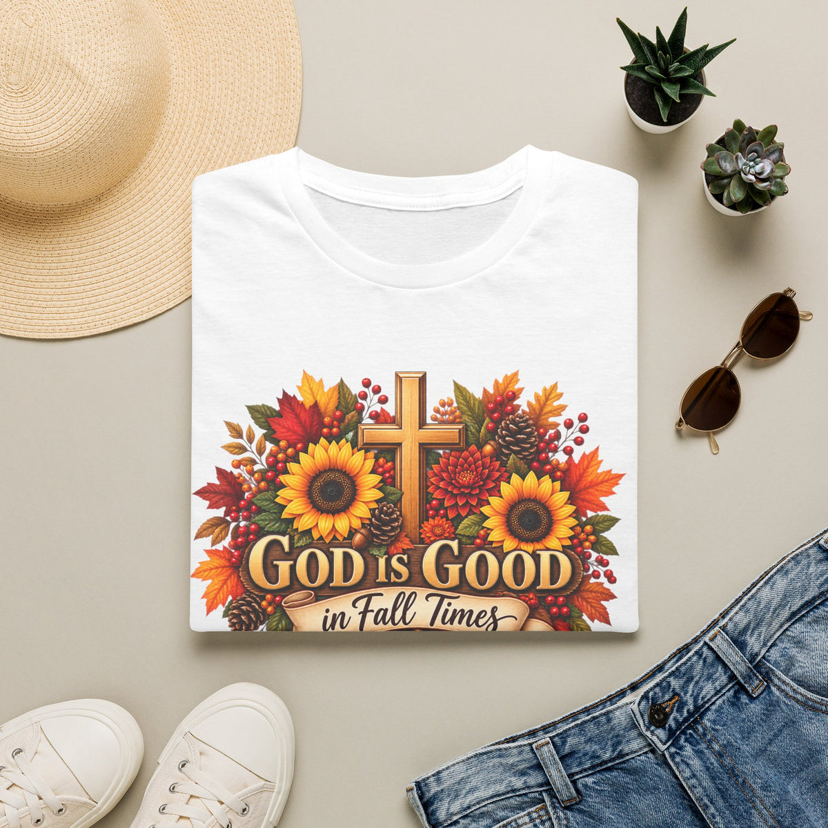 Fall - God is Good in Fall Times T-Shirt