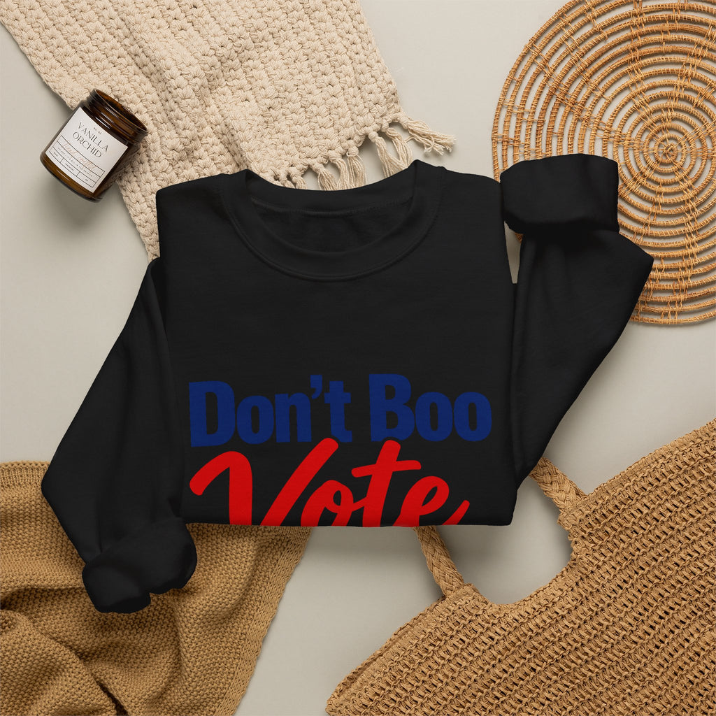 Don’t Boo Vote Patriotic Election Day Crewneck Sweatshirt