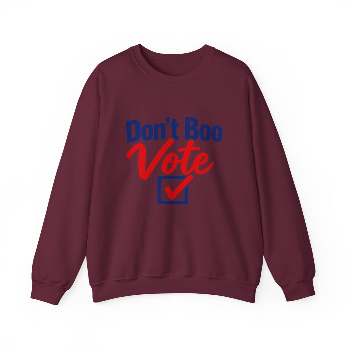 Don’t Boo Vote Patriotic Election Day Crewneck Sweatshirt