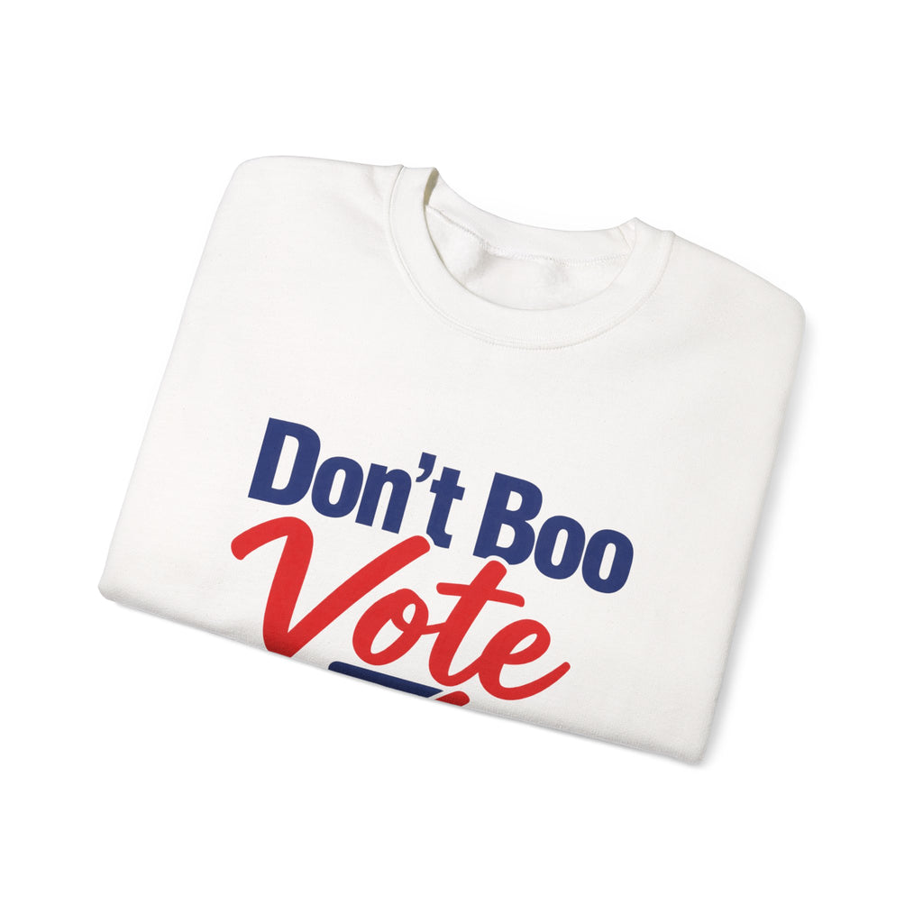 Don’t Boo Vote Patriotic Election Day Crewneck Sweatshirt