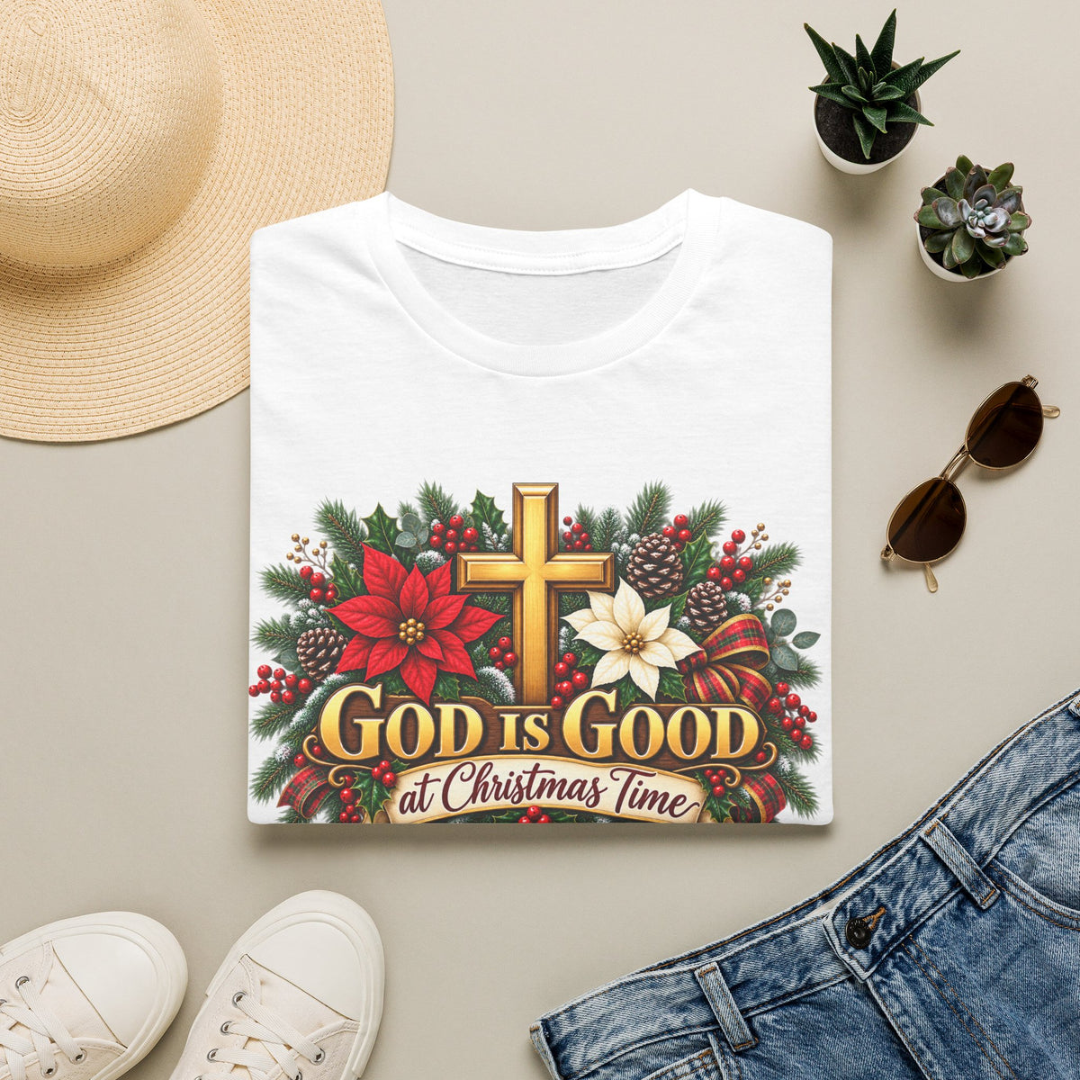 Christmas - God Is Good T-Shirt —