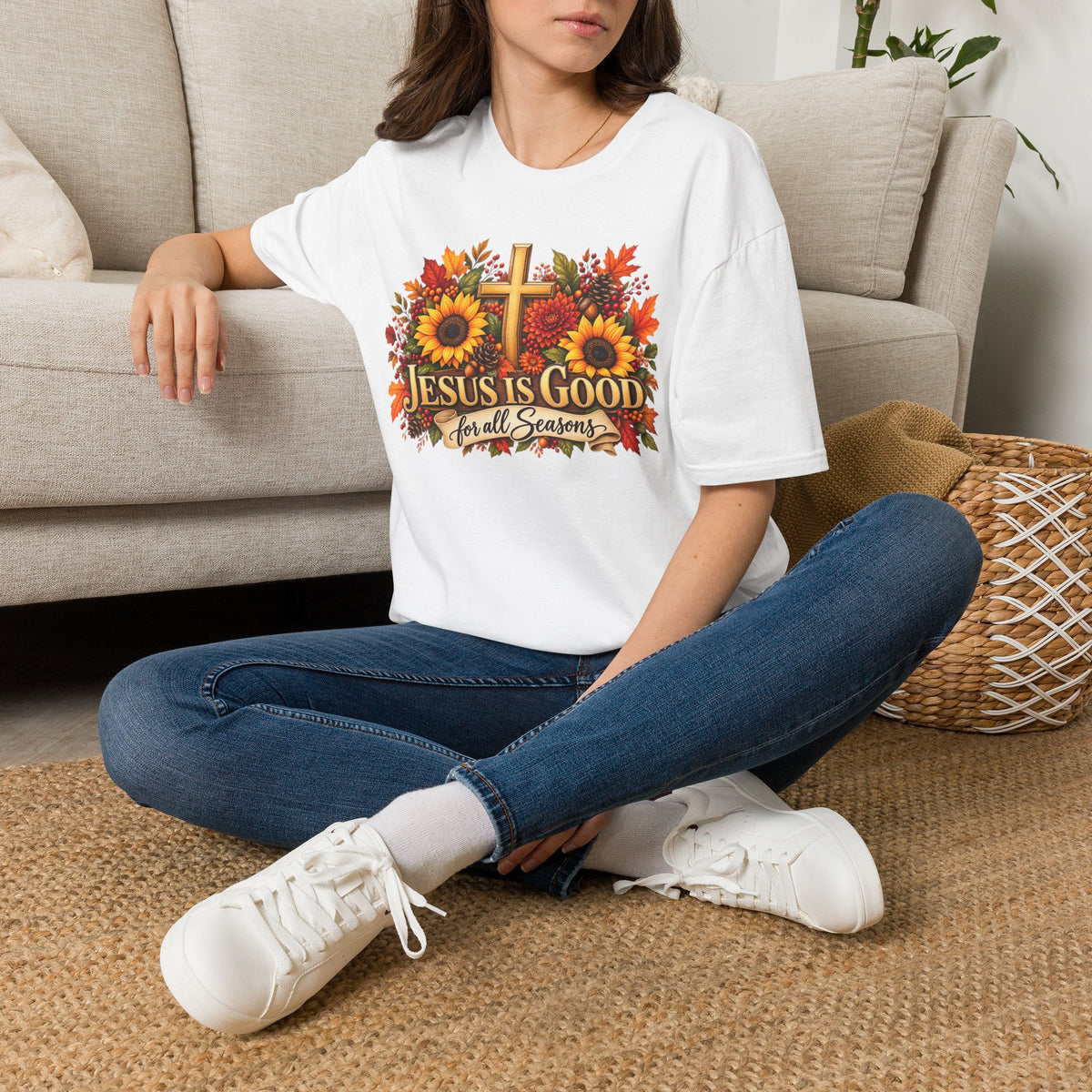 Fall - Jesus is Good for all Seasons T-Shirt