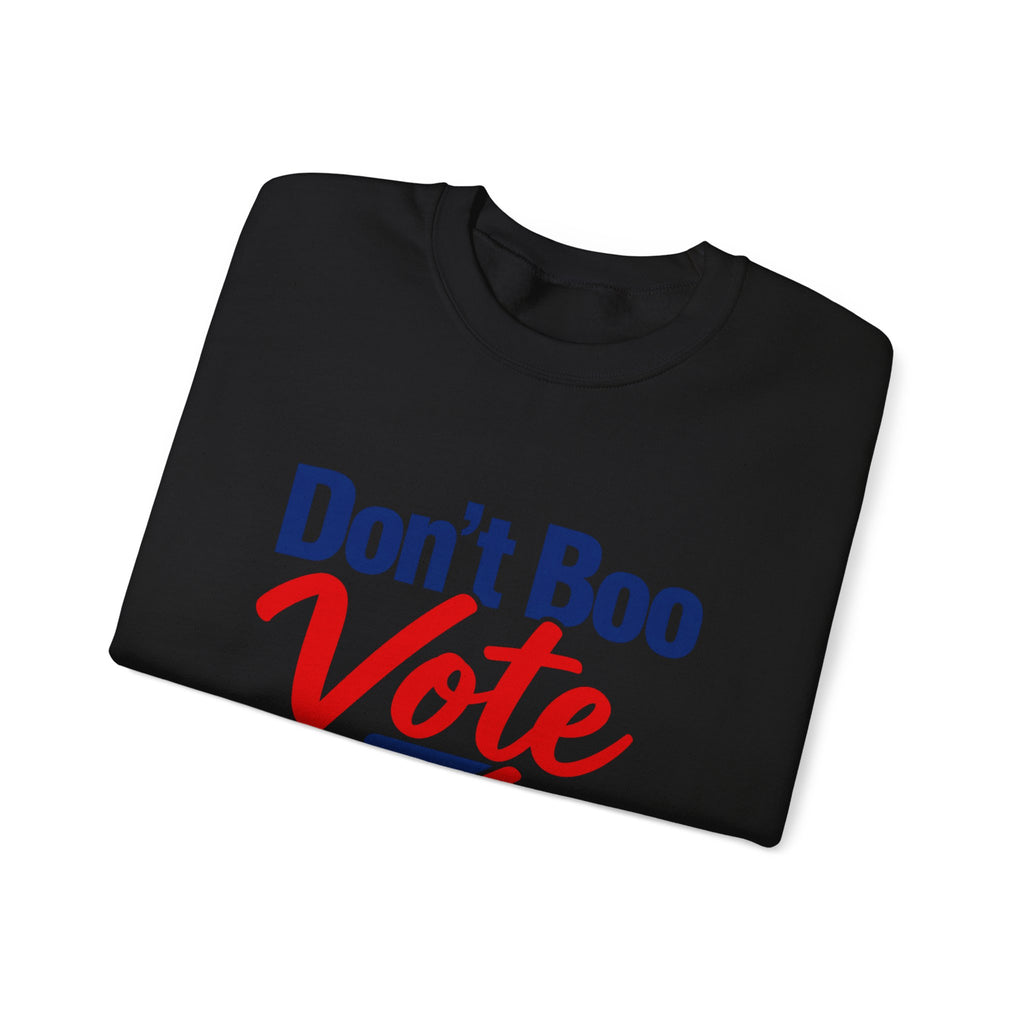 Don’t Boo Vote Patriotic Election Day Crewneck Sweatshirt