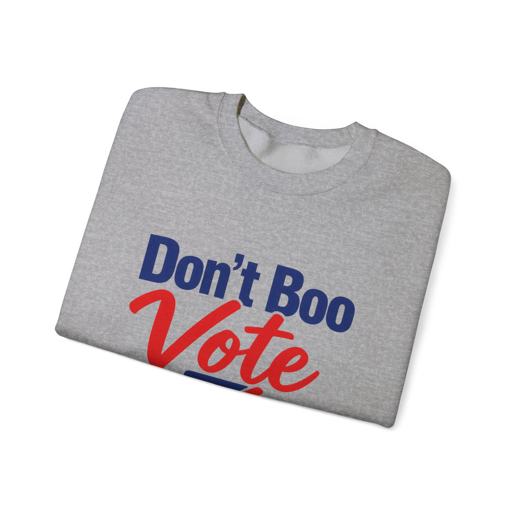 Don’t Boo Vote Patriotic Election Day Crewneck Sweatshirt